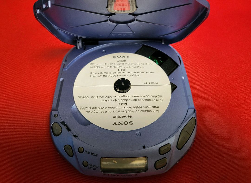 소니 디스크맨 D-E400 CDWALKMAN 박스풀셋 신품 정상작동품 이미지