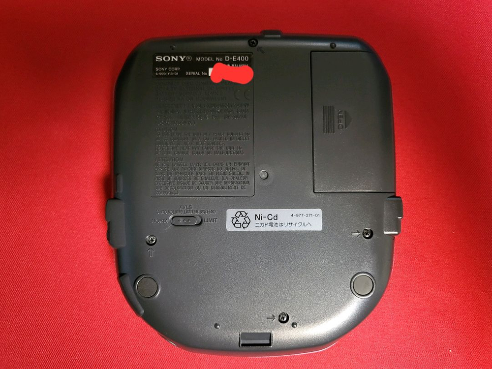 소니 디스크맨 D-E400 CDWALKMAN 박스풀셋 신품 정상작동품 이미지