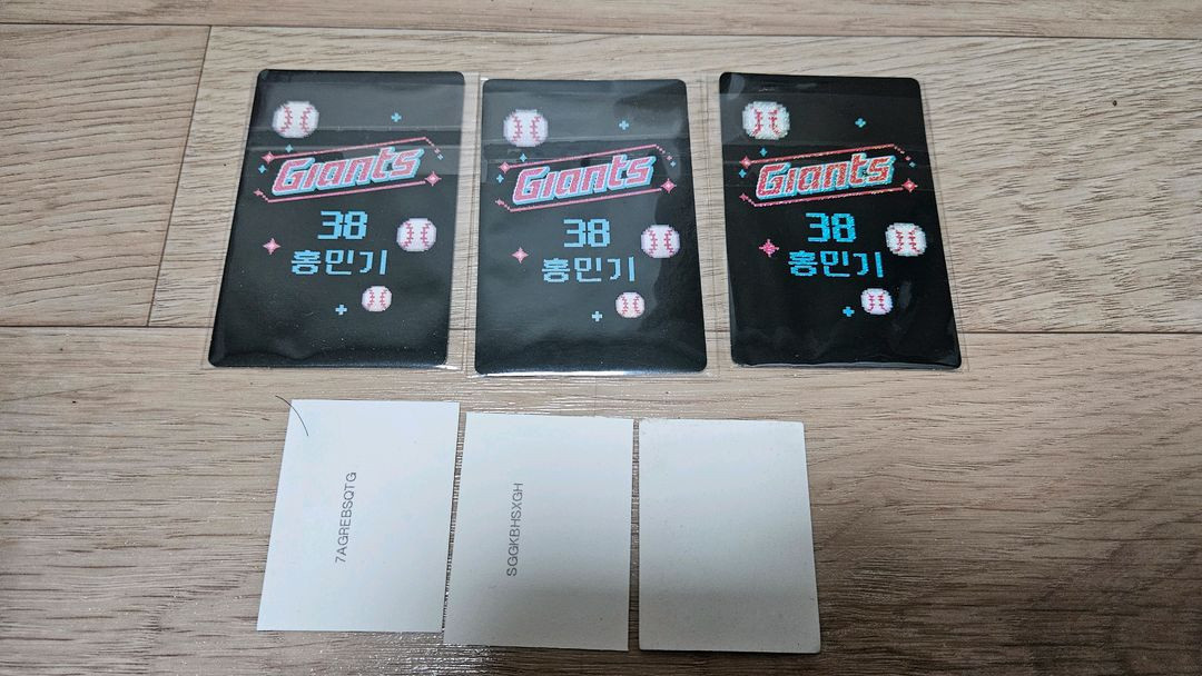 롯데자이언츠빵 포토카드,씰세트 6종 일괄판매합니다. 이미지