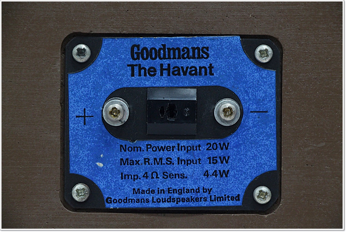 굿맨(영국) 민트급 희소 북쉘프 스피커 더 하반트(HAVANT) 이미지