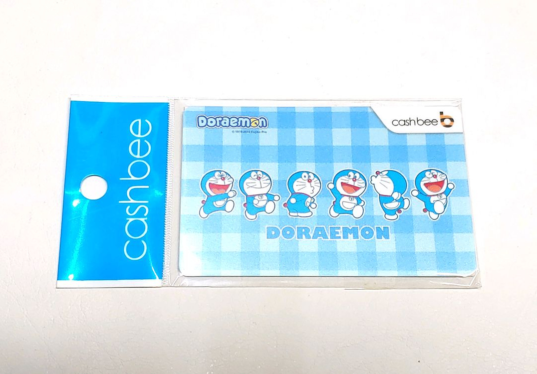 도라에몽 2017년 한정판 캐시비 교통카드 4종 세트 성인용 새상품 이미지