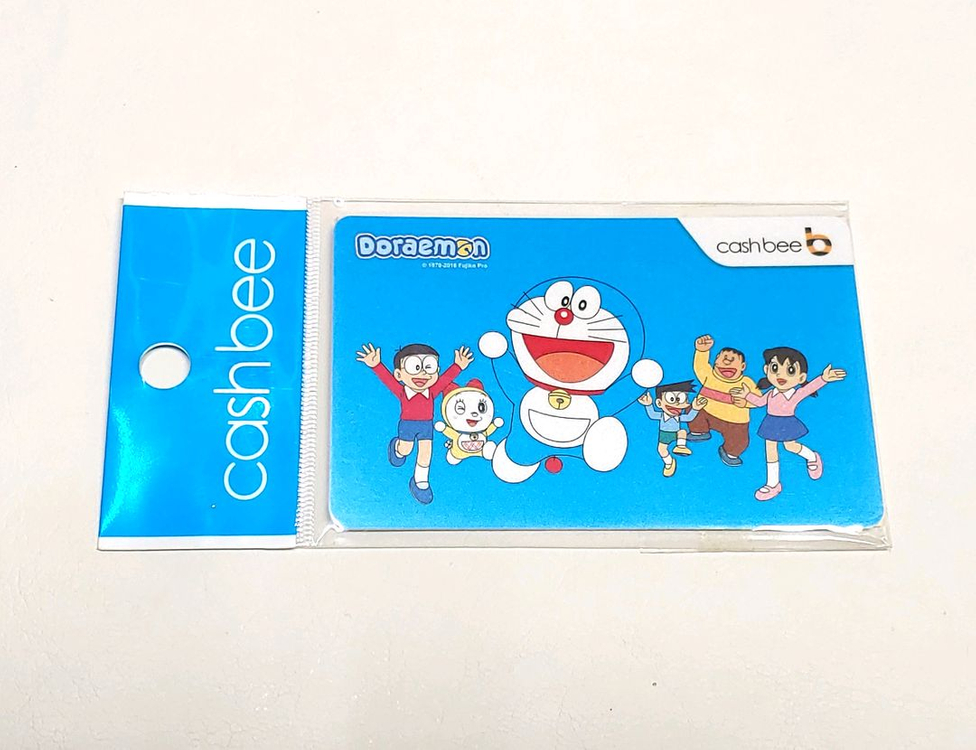 도라에몽 2017년 한정판 캐시비 교통카드 4종 세트 성인용 새상품 이미지