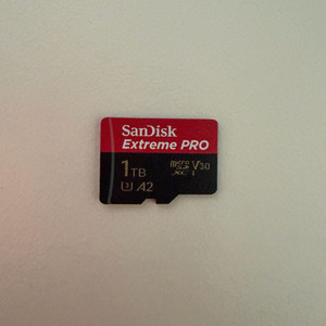 샌디스크 익스트림 프로 1테라 (Extreme Pro 1tb) 마이크로 sd카드 팝니다 이미지