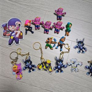 브롤스타즈 키링&피규어세트 이미지