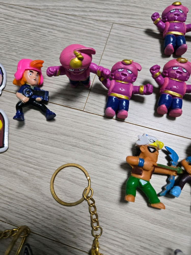 브롤스타즈 키링&피규어세트 이미지