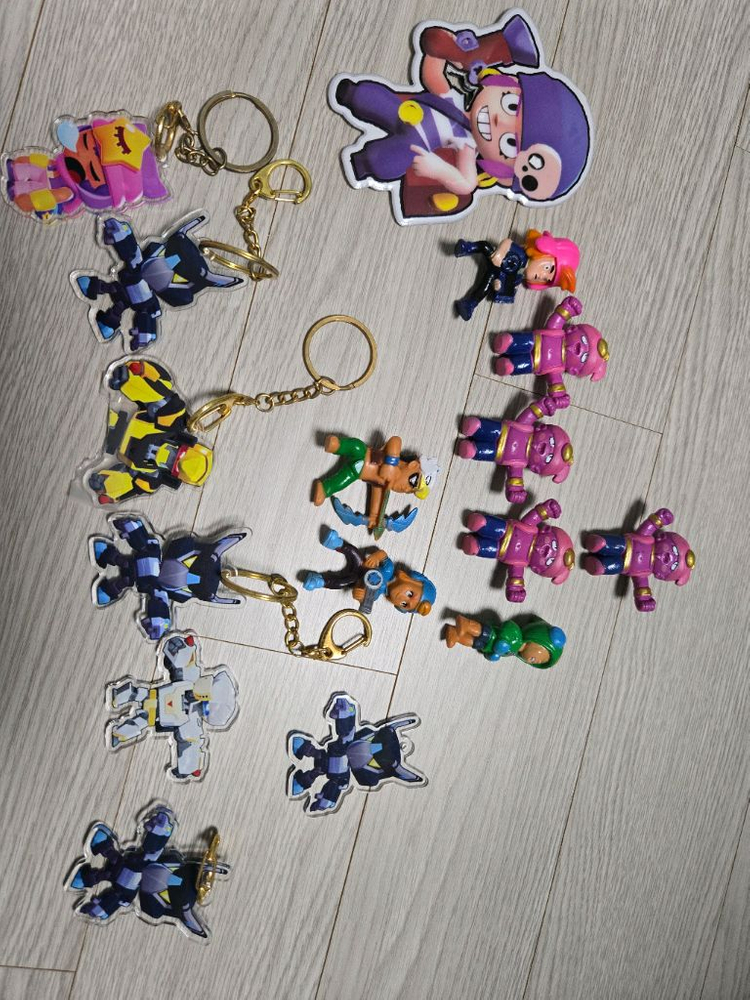 브롤스타즈 키링&피규어세트 이미지