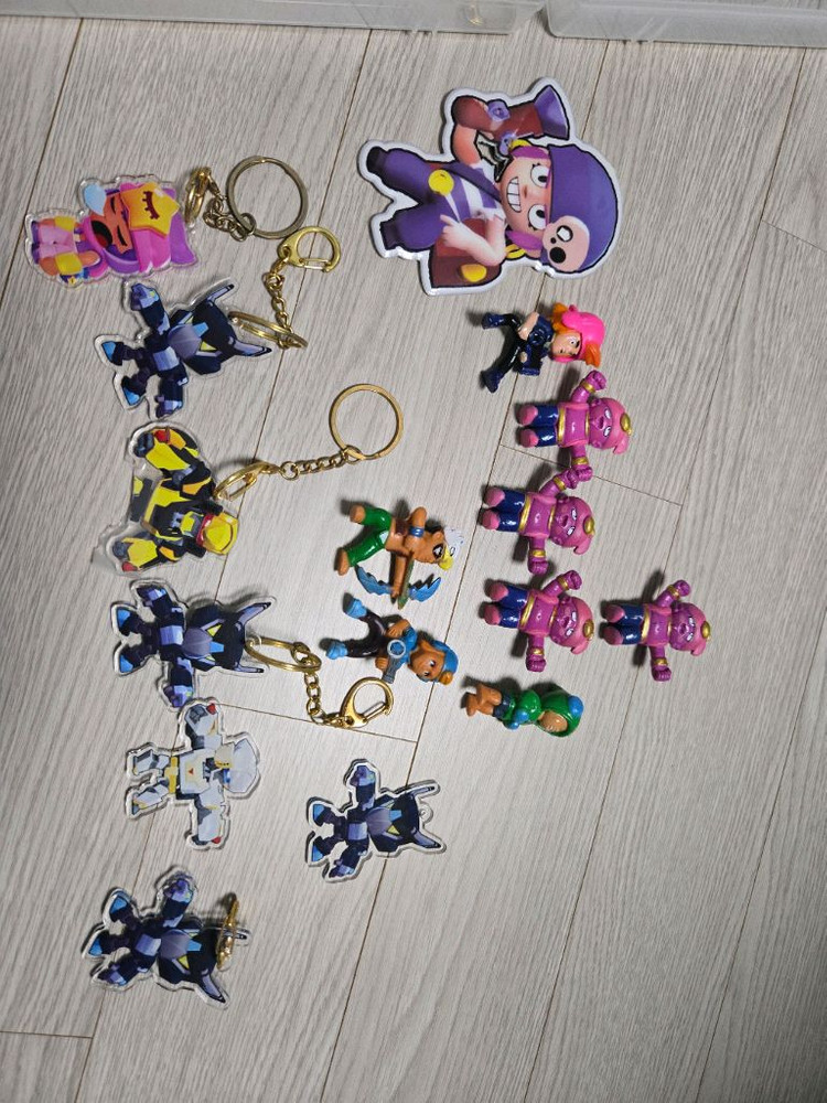 브롤스타즈 키링&피규어세트 이미지