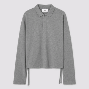 아미(Ami) 아미 드 쾨르 크롭 유니섹스 폴로 셔츠 이미지