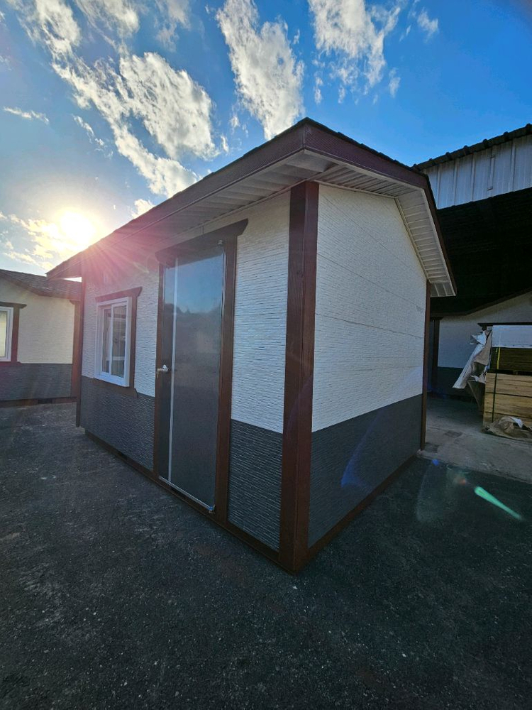 저렴한 3*4 농막, 이동식주택, 체류형쉼터 ,컨테이너 450만원 이미지