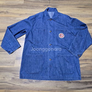 일본 빈티지 데님 자켓 (XL / 105) 데우스 정품 패치 드레스업 청자켓 이미지