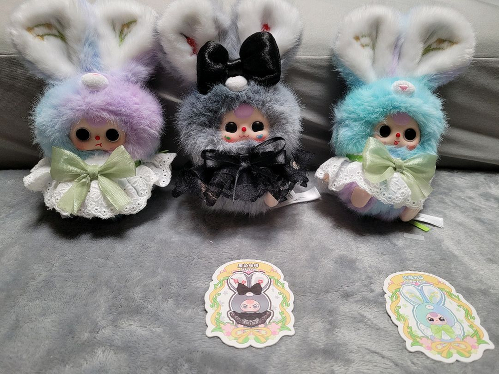 베이비쓰리 여러개2 밤토끼 앨리스 플라워 버니 모치치 거울 할로윈 가방 이미지