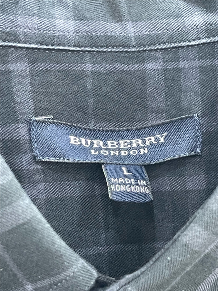 버버리 남성 남방 이미지