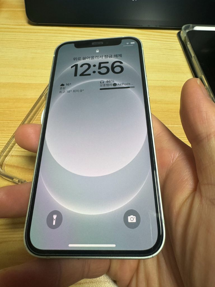 아이폰12미니 쌈무그린 128기가 이미지