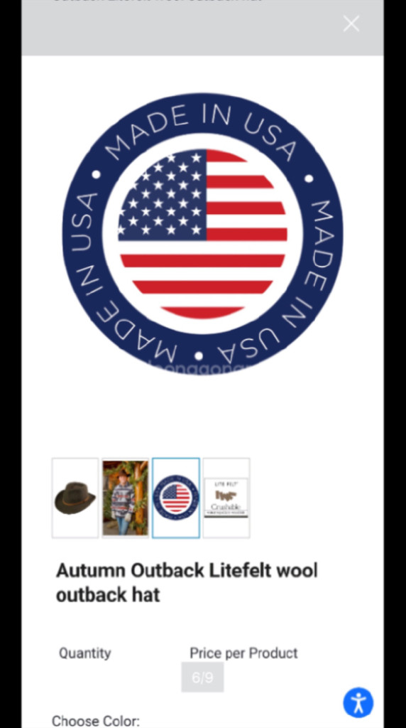 BRONER Made in USA 브로너 빈티지 코튼 버킷햇 모자 이미지