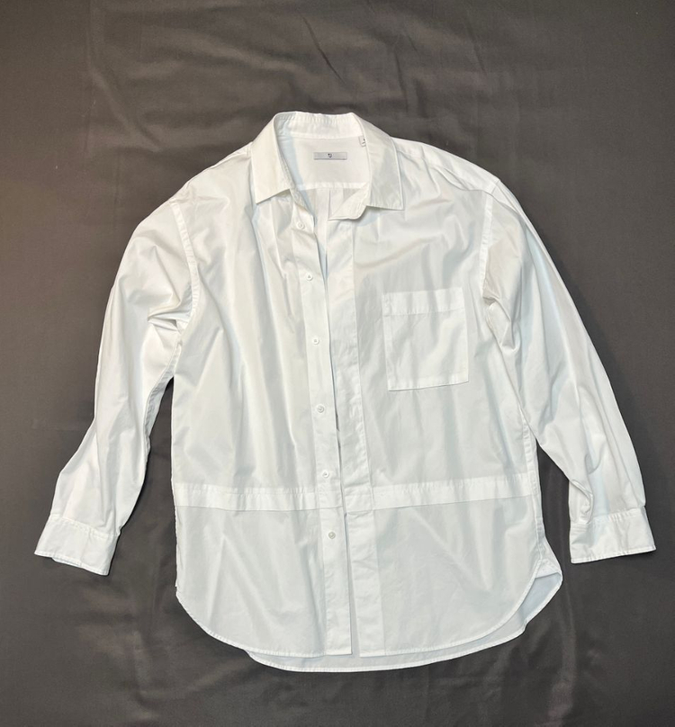 질샌더 유니클로 화이트 셔츠 사이즈M 이미지