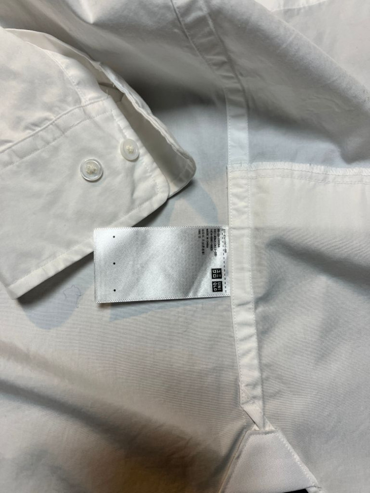 질샌더 유니클로 화이트 셔츠 사이즈M 이미지