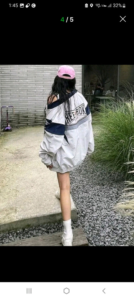 리복 헤리티지 바람막이 자켓 90사이즈 이미지