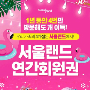 서울랜드 연간회원권 & 코끼리 열차 무료 이미지