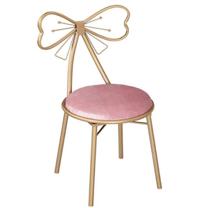 리본 디자인 화장대 의자 새상품 사용흔적없음 이미지