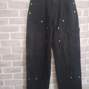 벌스데이 블랙 와이드 카고 청바지 S 새옷 이미지