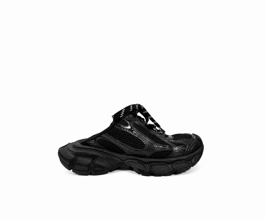 [36] 발렌시아가 여성 3XL 스니커즈 뮬 슬리퍼 블랙 742682 이미지