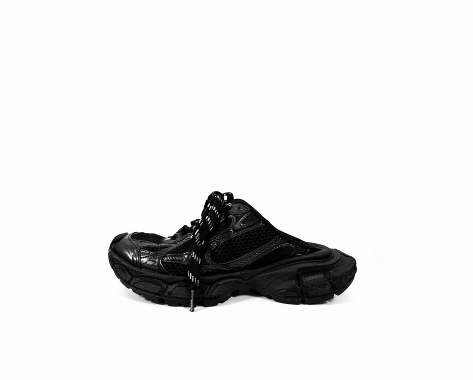 [36] 발렌시아가 여성 3XL 스니커즈 뮬 슬리퍼 블랙 742682 이미지