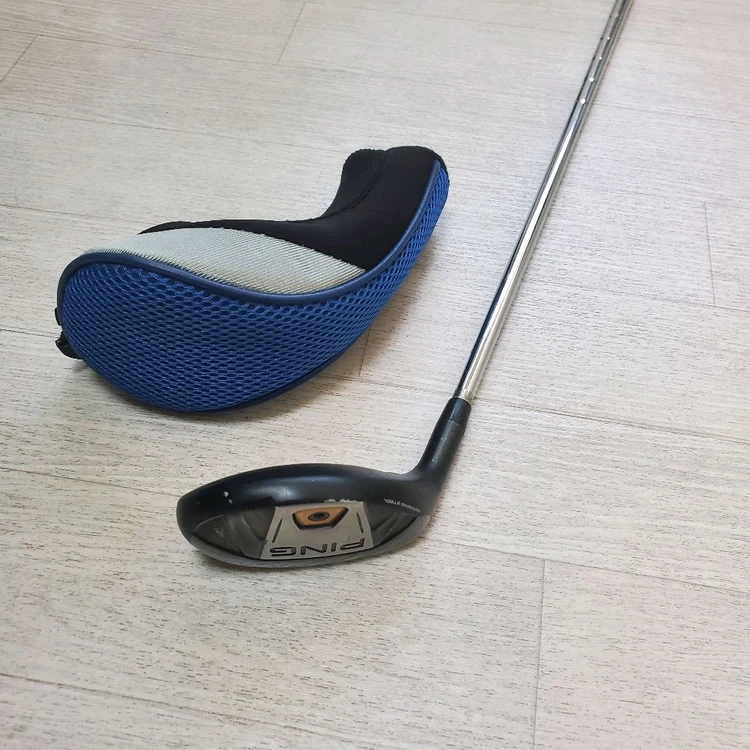 왼손용 핑 G400 유틸리티 4번 22도 스틸샤프트 S 골프채 골프클럽 이미지