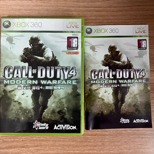 Xbox360 콜오브듀티4 모던워페어 이미지