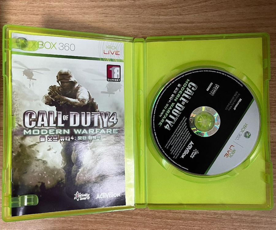 Xbox360 콜오브듀티4 모던워페어 이미지