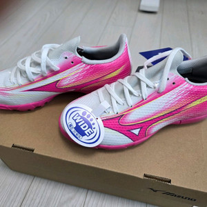 [새상품] 미즈노 알파3 셀렉트 주니어 AS 유소년 인조잔디 축구화 210mm 이미지