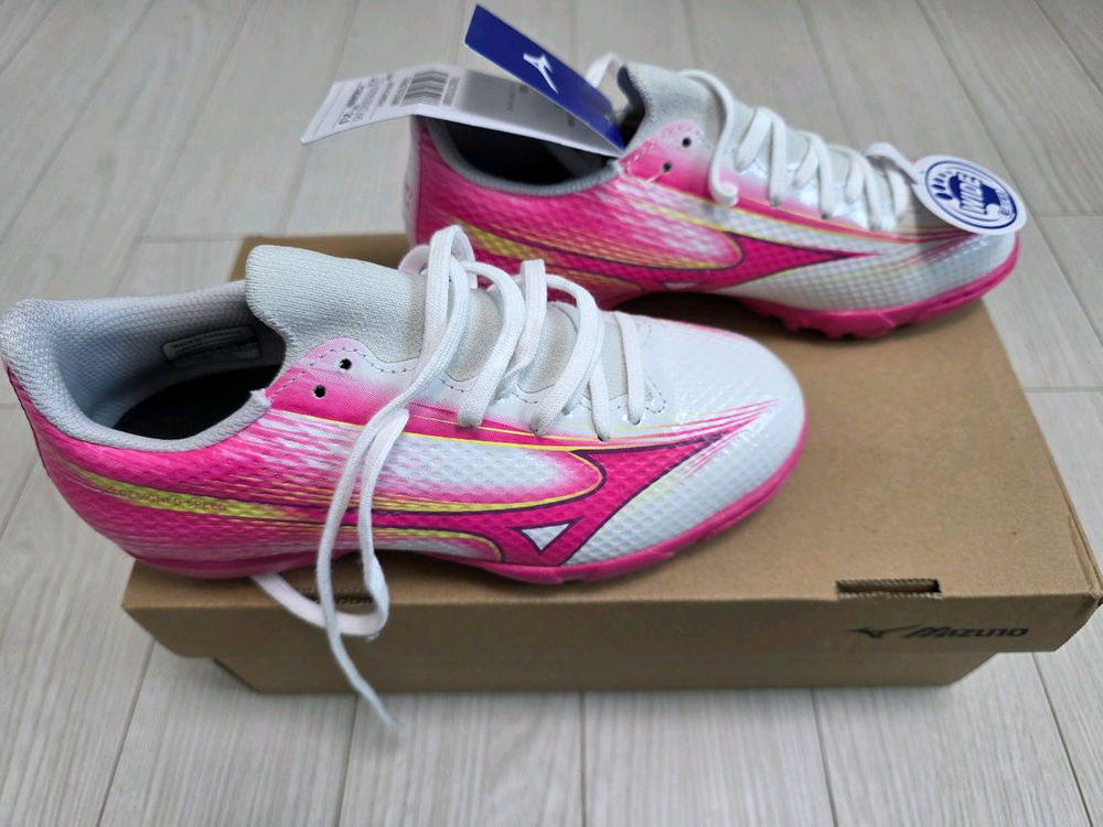 [새상품] 미즈노 알파3 셀렉트 주니어 AS 유소년 인조잔디 축구화 210mm 이미지