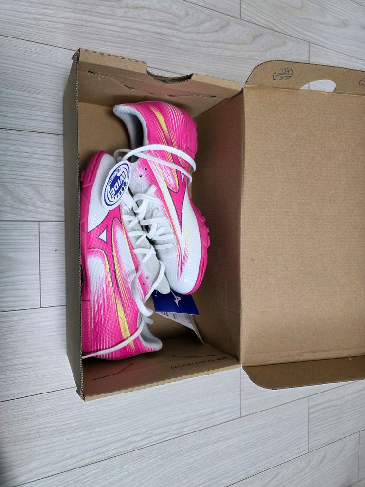 [새상품] 미즈노 알파3 셀렉트 주니어 AS 유소년 인조잔디 축구화 210mm 이미지