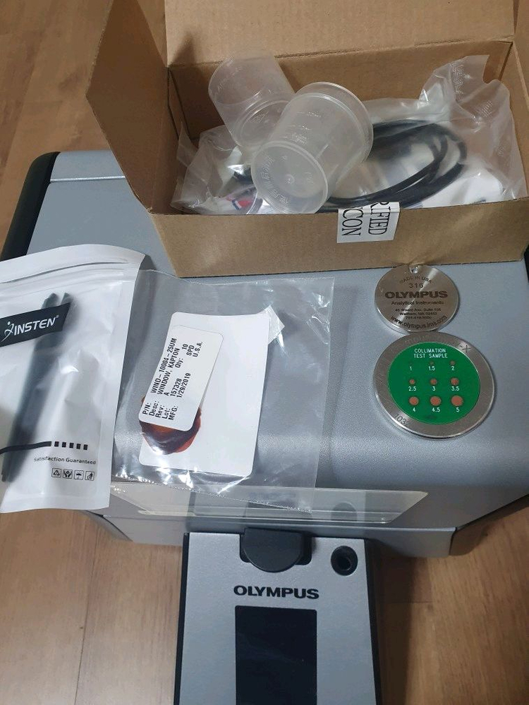 올림푸스 귀금속 탁상용 성분분석기 xrf 중고 goldxpert 수리요망 이미지