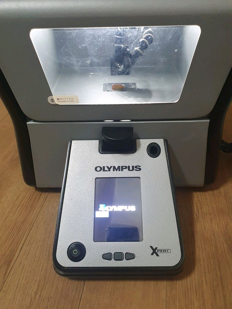 올림푸스 귀금속 탁상용 성분분석기 xrf 중고 goldxpert 수리요망 이미지