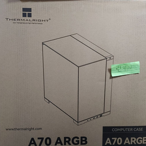 써멀라이트 Thermalright A70 ARGB (블랙) PC케이스 풀박스 팝니다 이미지