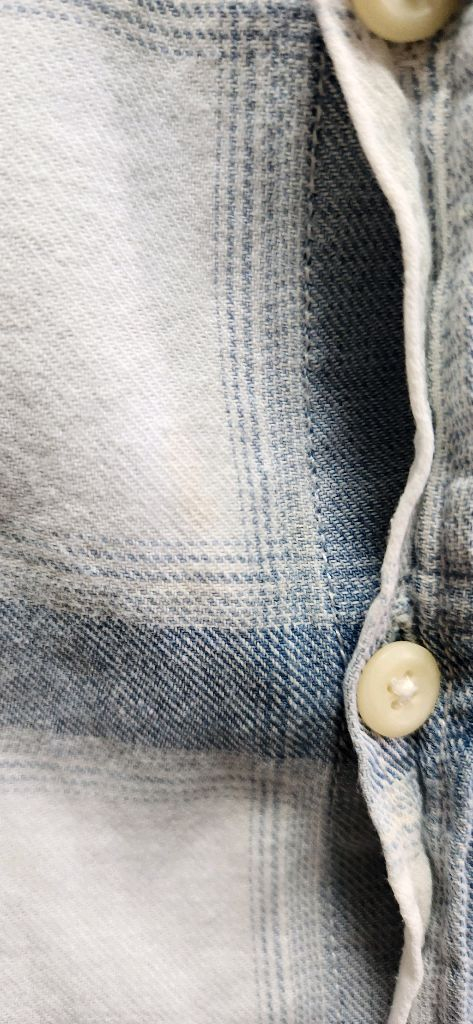ZARA 아동 체크 남방 셔츠 블루 화이트 나눔 이미지