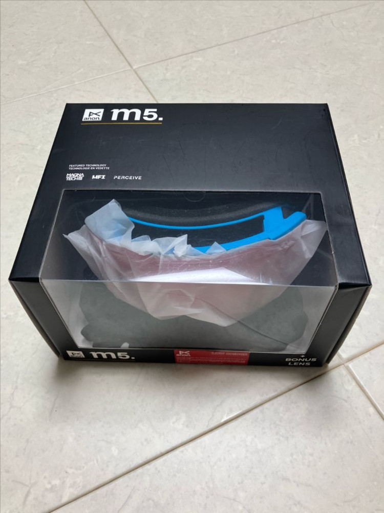 아논 M5 스노우보드, 스키 고글 이미지