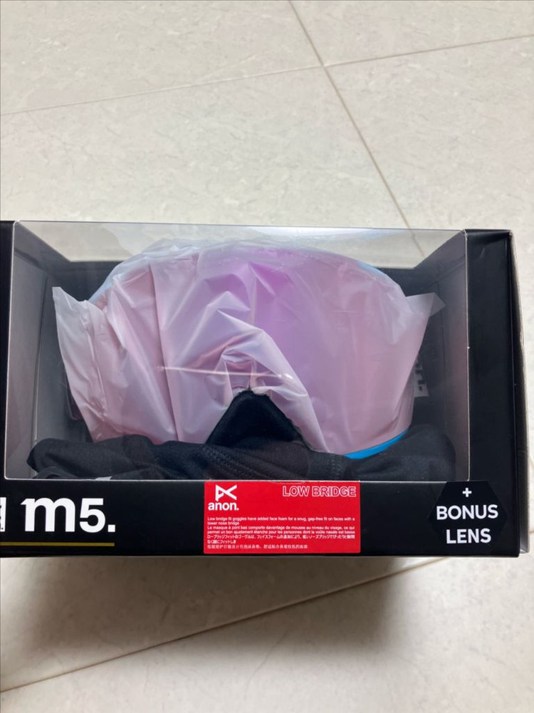아논 M5 스노우보드, 스키 고글 이미지