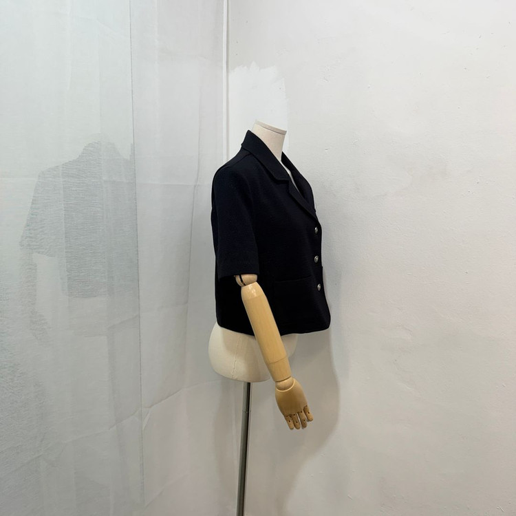 블랙 반팔트위드자켓 하객룩 여름하객룩 4420 이미지