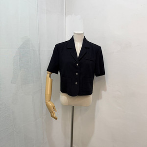 블랙 반팔트위드자켓 하객룩 여름하객룩 4420 이미지