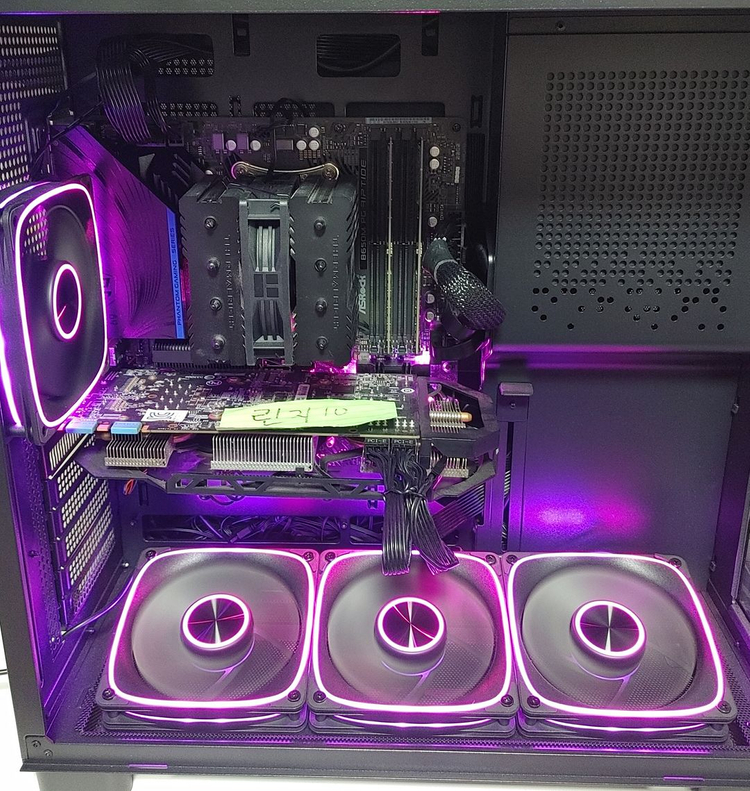 AMD 라이젠 7500F+B650M+램32기가 데스크탑 조립 본체 (부품 각개) 팝니다 이미지