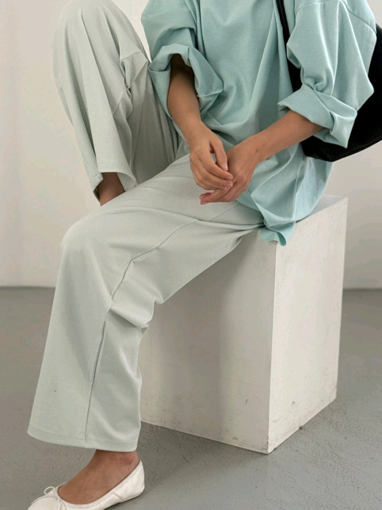 꺌랑 롤업박시티,롤업팬츠 이미지