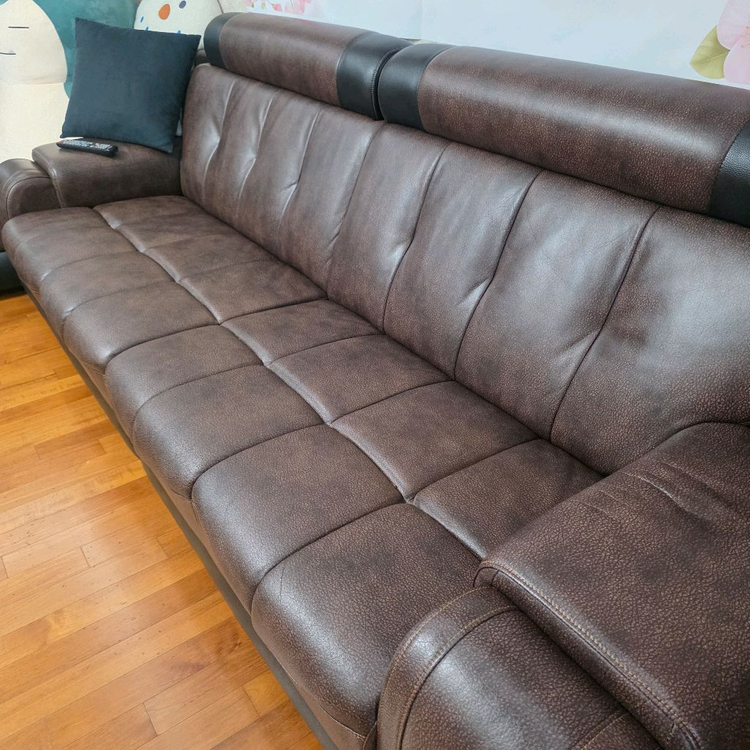 고급 가죽 소파 이미지