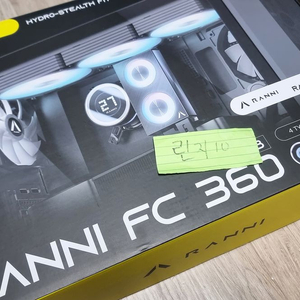 3RSYS 라니 FC 360 ARGB (화이트) +램쿨러 풀박스 팝니다 이미지