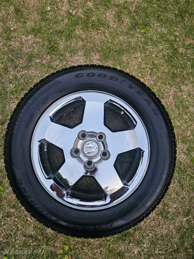 구형 에쿠스 리무진 크롬 16인치 휠타이어 4개 세트 이미지