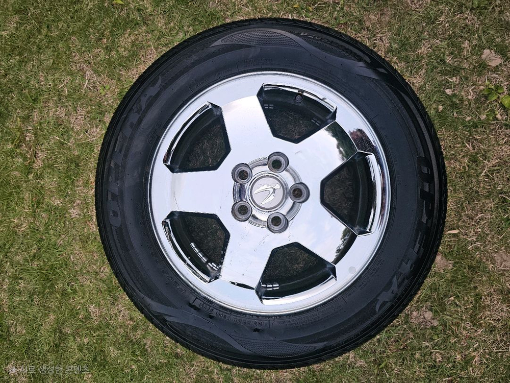 구형 에쿠스 리무진 크롬 16인치 휠타이어 4개 세트 이미지