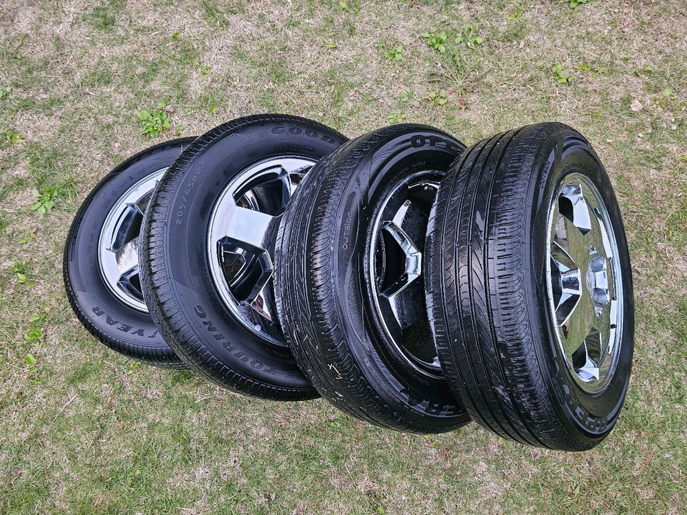 구형 에쿠스 리무진 크롬 16인치 휠타이어 4개 세트 이미지