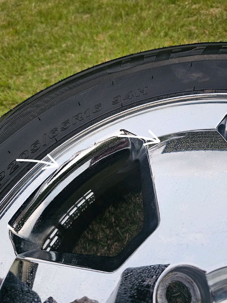 구형 에쿠스 리무진 크롬 16인치 휠타이어 4개 세트 이미지