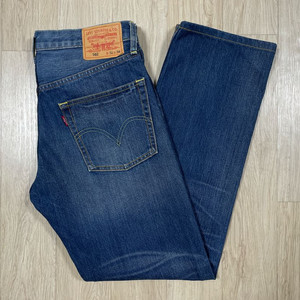 32) 00s 리바이스 매장판 502 일자핏 워싱 데님팬츠(RRL&LVC&폴로) 이미지