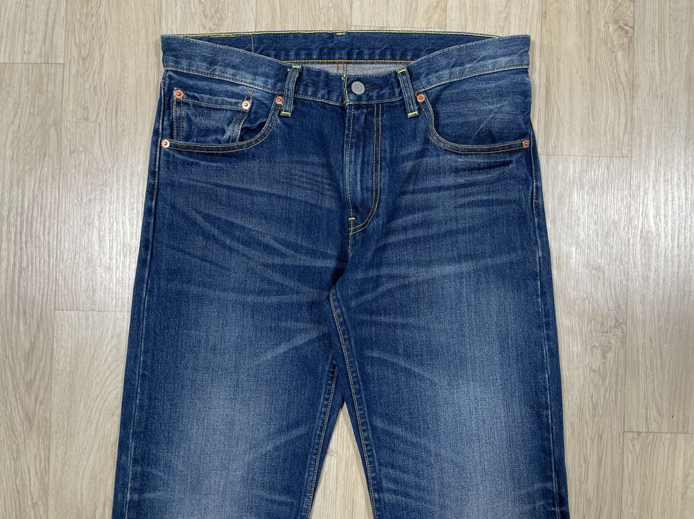 32) 00s 리바이스 매장판 502 일자핏 워싱 데님팬츠(RRL&LVC&폴로) 이미지